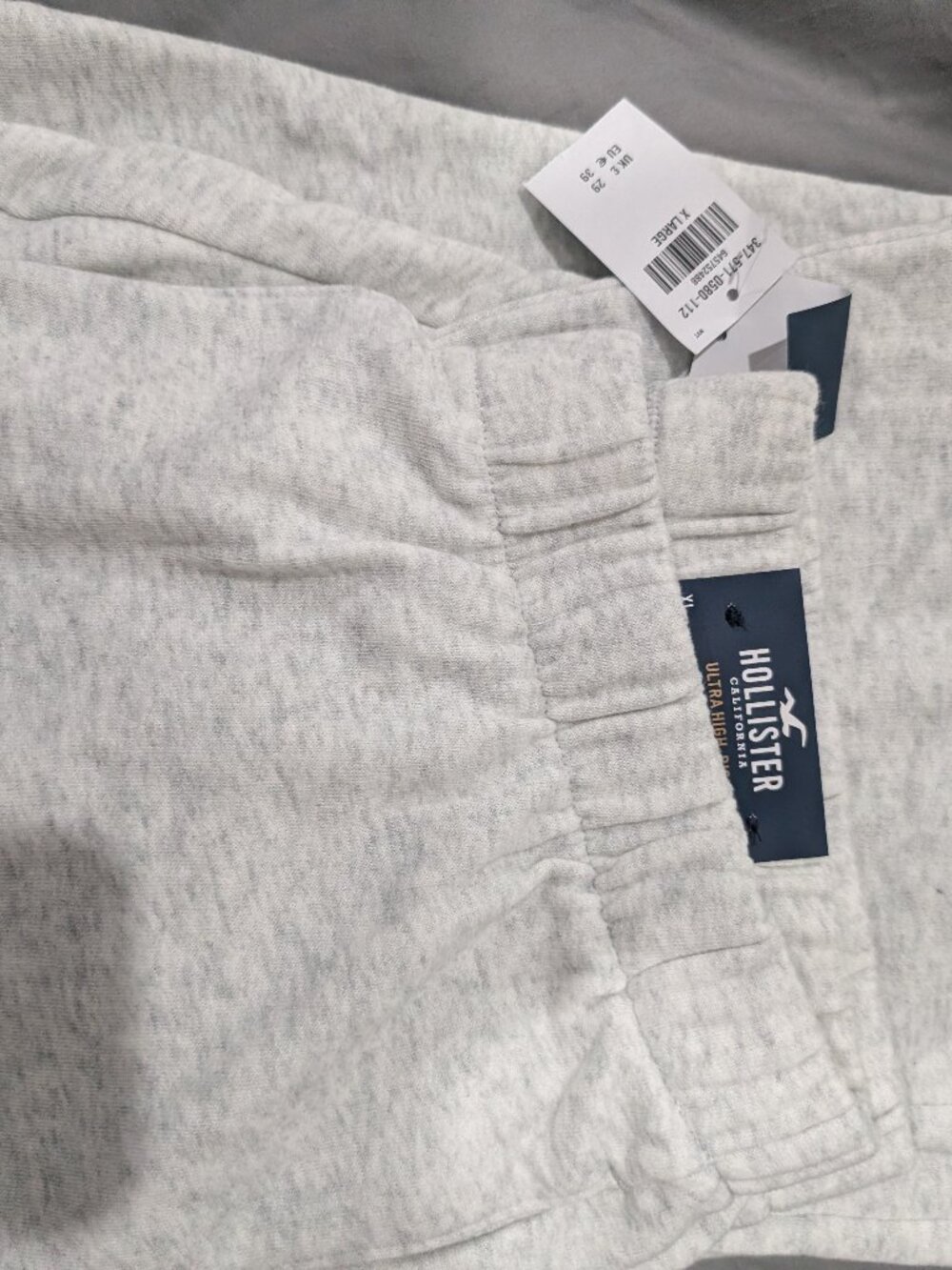 Hollister women's ultra high rise joggers rare xl